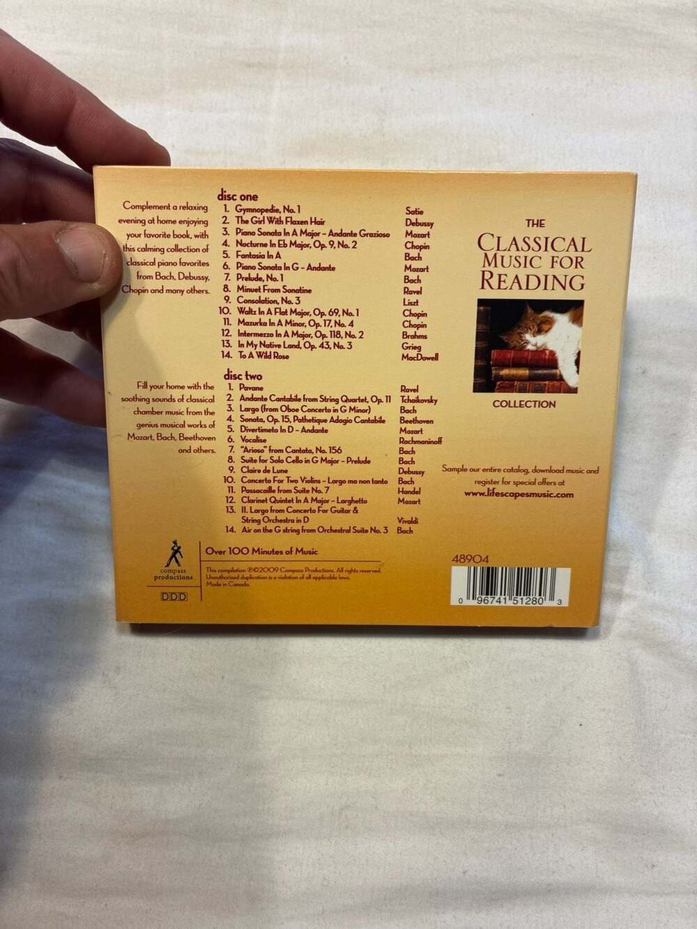 Lifescapes The Classical Music for Reading Collection 2-CD Set - Picture 2 of 6